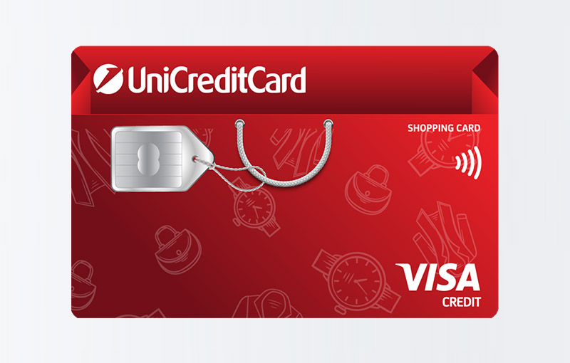 Credit card UniCredit Shopping Card
