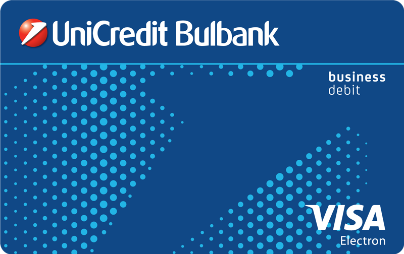Debit Card VISA Business Electron UniCredit Bulbank