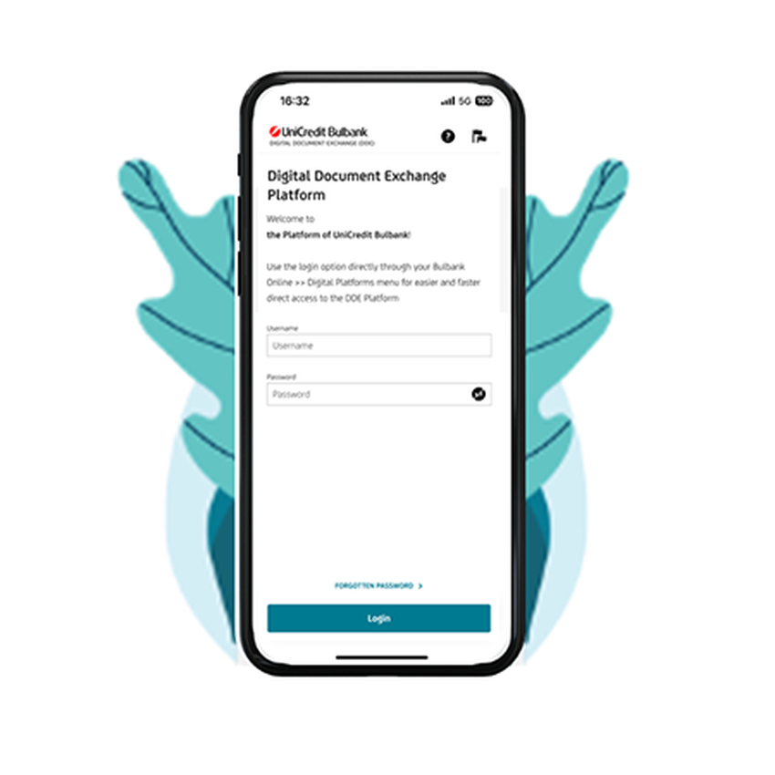 Adding a DDE icon on a mobile device
