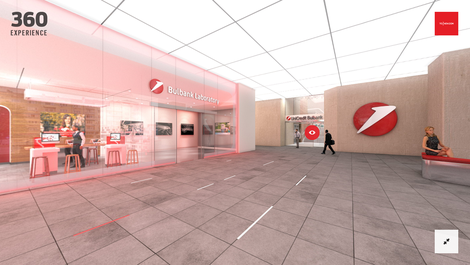 Разходете се в обновения централен офис на УниКредит Булбанк