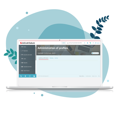 Update customer data (Digital Know Your Customer Questionnaire, KYC)