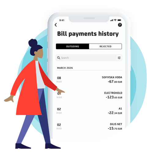 Bill payments & Municipality taxes and fees history