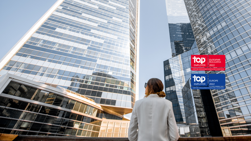 UniCredit Bulbank is acknowledged as Top Employer in Bulgaria
