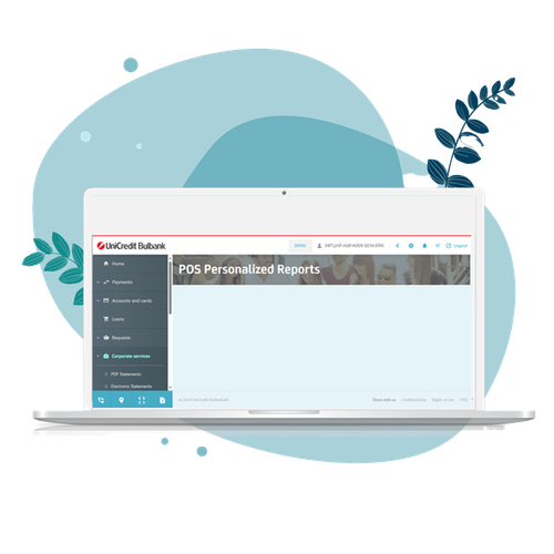 Reports for transactions through a POS terminal device with a retailer legal entity (LE)