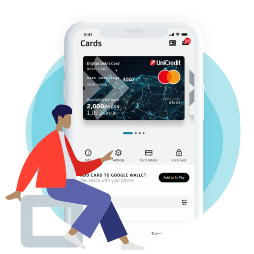 Digital debit card