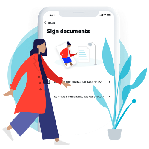 Sign the docs and you are good to go