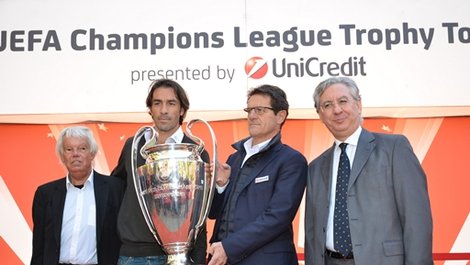 София посрещна Купата на UEFA Champions League