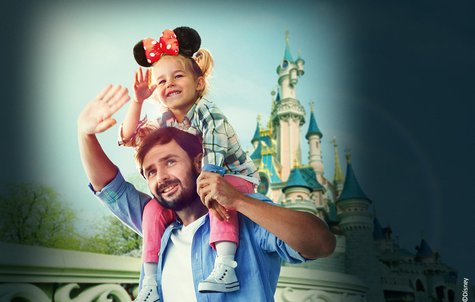 With Mastercard at Disneyland Paris