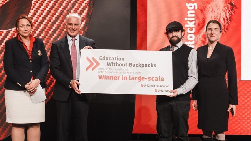 „Образование без раници“ спечели финансиране от 1 070 000 евро от Фондация УниКредит