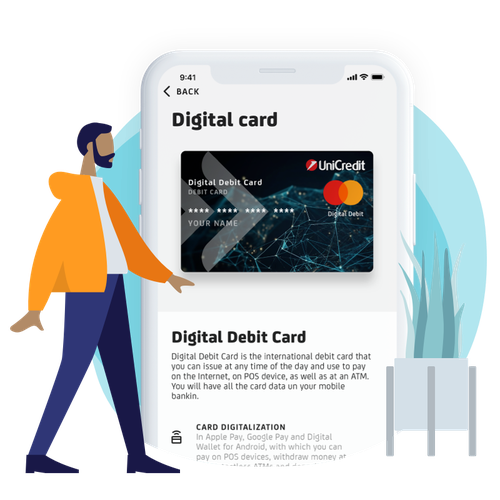 Digital debit card